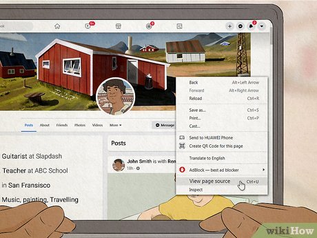 Step 4 Right-click (or Control + click) the page and select View page source or Show Page Source.