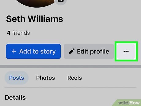 Step 2 Click or tap the three horizontal dots  ••• .