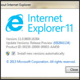 Internet Explorer 11 Lands in Windows 7