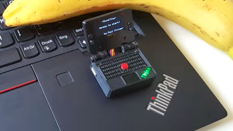 This Tiny ThinkPad Laptop Fits in Your Hand, Run Games