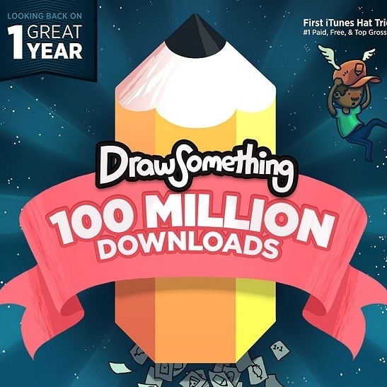 After Rough Year, Zynga’s Draw Something Tops 100 Million Downloads