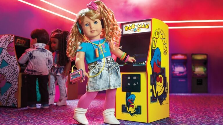 New Retro-Gamer American Girl Doll Has Her Own Pac-Man Arcade Game