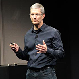 Does Apple Stock Really Drop When Tim Cook Speaks? Does it Matter?