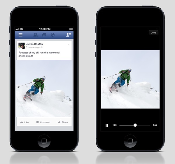 Facebook Adding Auto-Play Videos to News Feed