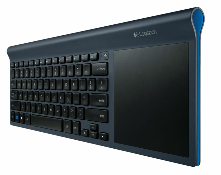 Logitech Adds Touch to Wireless Keyboard