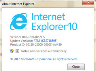 Microsoft Internet Explorer 10 (IE10) for Windows 7 Review