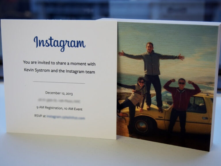 Instagram Invite Tips Photo-Printing Service