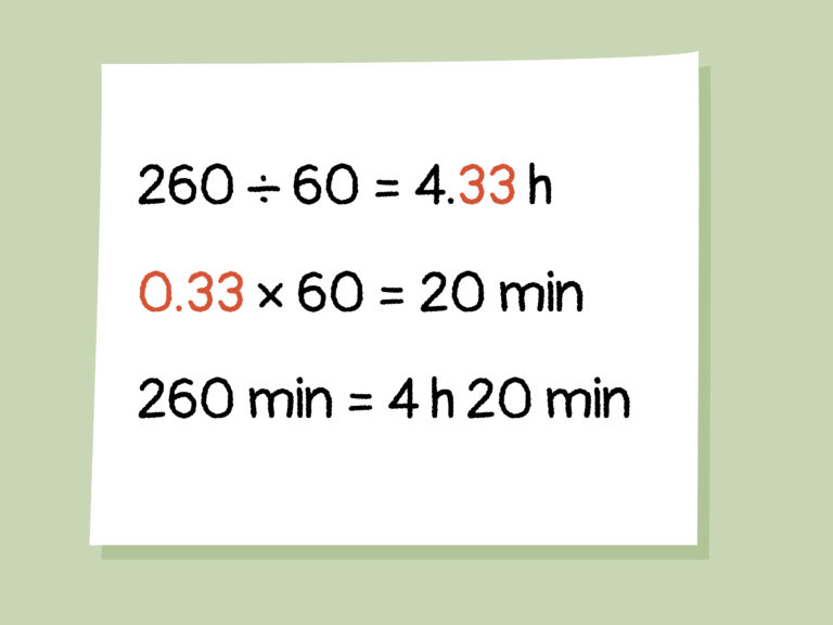 How to : Converting Minutes to Hours in Decimal or Hour & Minute Format