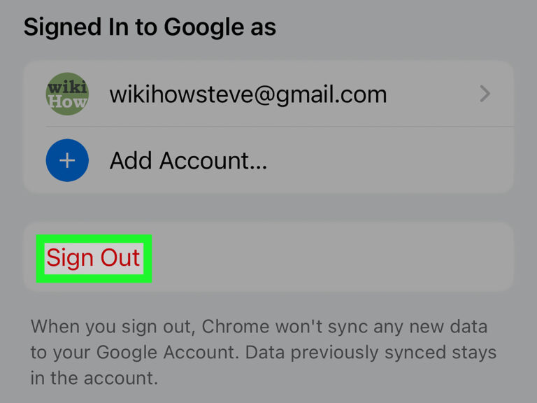 How to : 3 Easy Ways to Remove an Account From Google Chrome