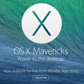 OS X Mavericks Hits 10% Adoption Rate, Analytics Firms Say