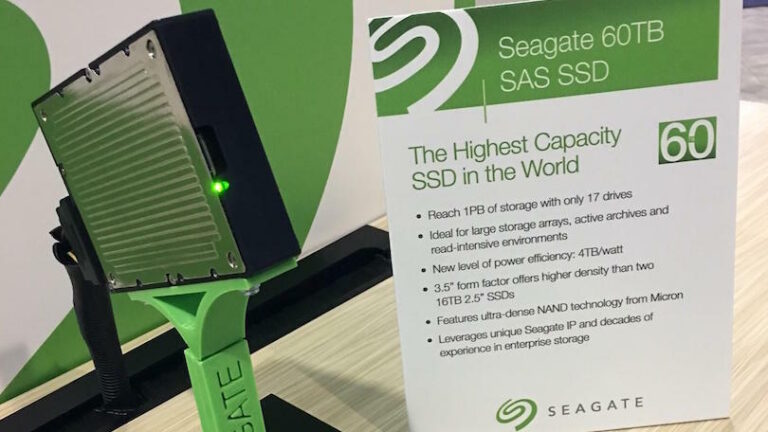 Seagate Unveils 60TB Solid State Drive