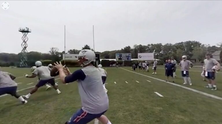 Watch the Patriots Train in 360-Degree VR