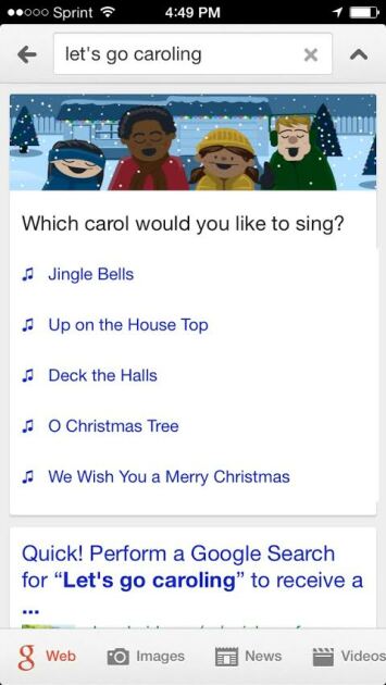 ‘Let’s Go Caroling’ With Google’s Latest Search Easter Egg