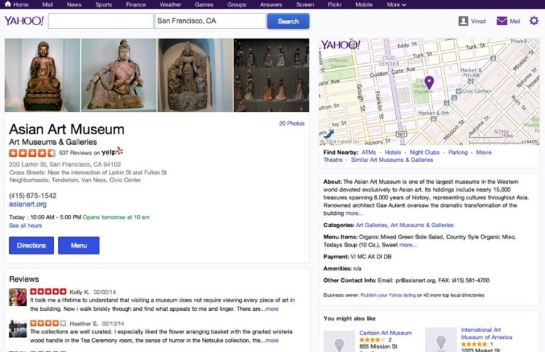 Yelp Reviews to Show Up in Yahoo Search Results