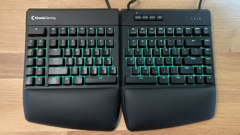 Kinesis Freestyle Edge RGB Split Mechanical Gaming Keyboard Review