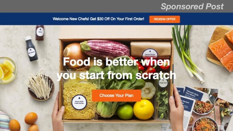 Save $30 on Your First Blue Apron Order