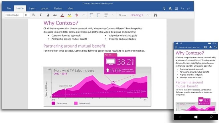 Preview Microsoft’s Universal Office Apps for Windows 10 Now