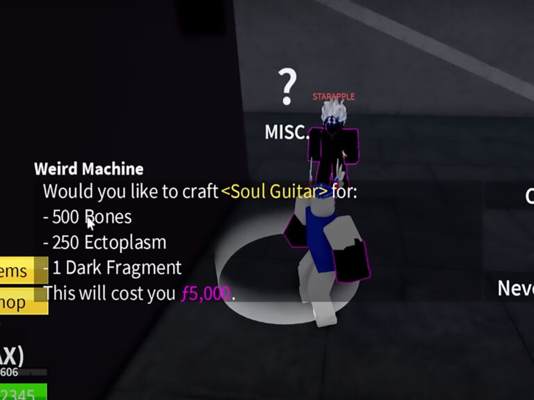 How to : Simple Ways to Get the Soul Guitar in Blox Fruits