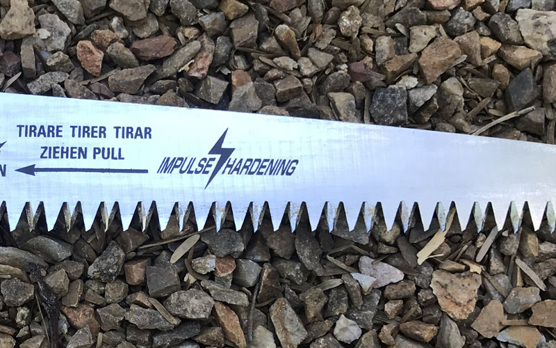 ARS Folding hand saw impulse hardening