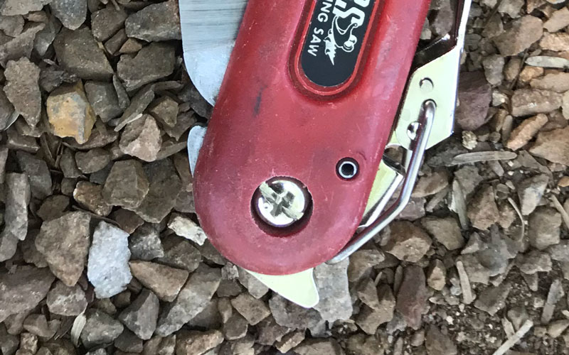 ARS Pocket Saw adjustment screw