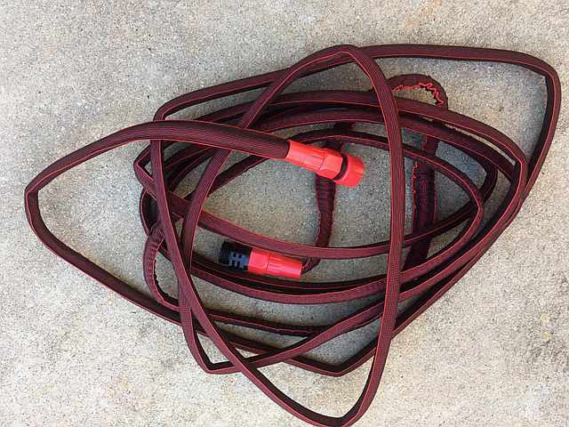 Aeroflex hose fresh out of the package