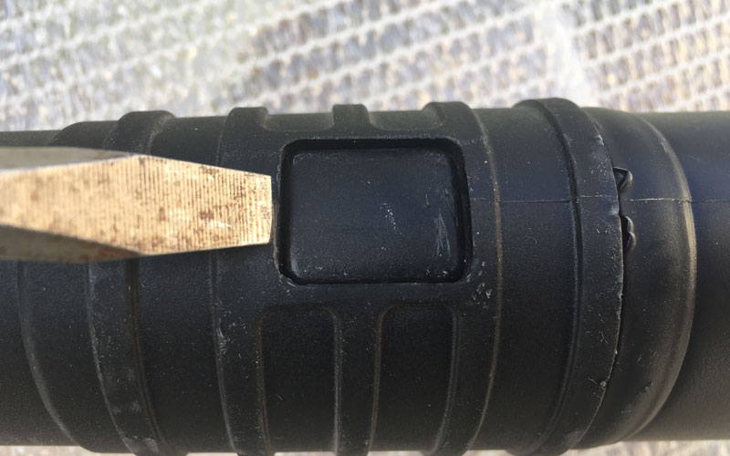 Black & Decker Cordless Sweeper interlocking tabs