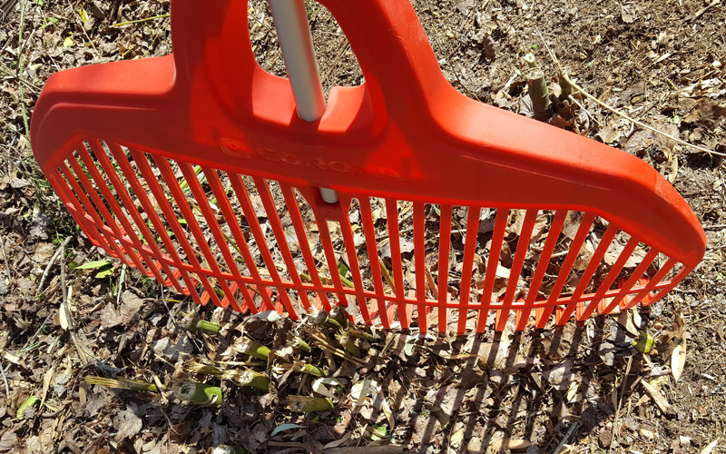 Corona BigLOAD leaf rake undamaged