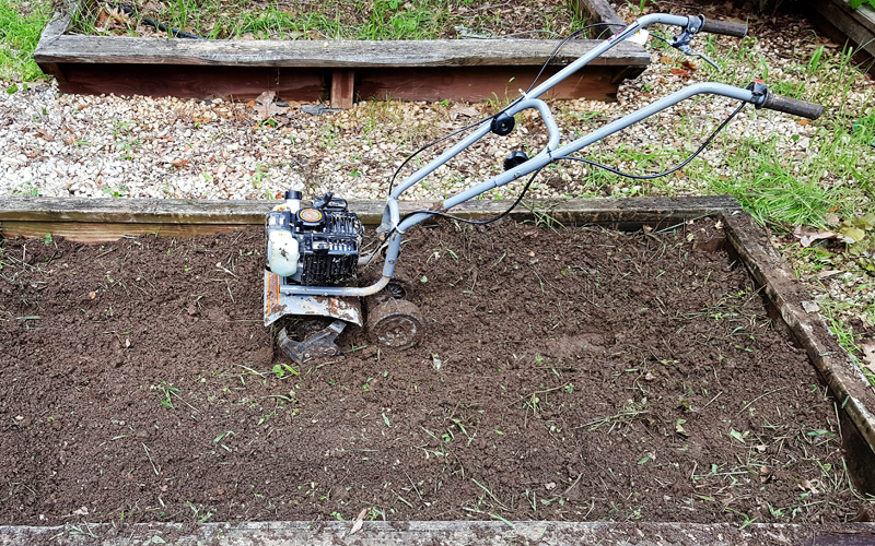 Dirty Hand Tools Mini Cultivator Engine Power