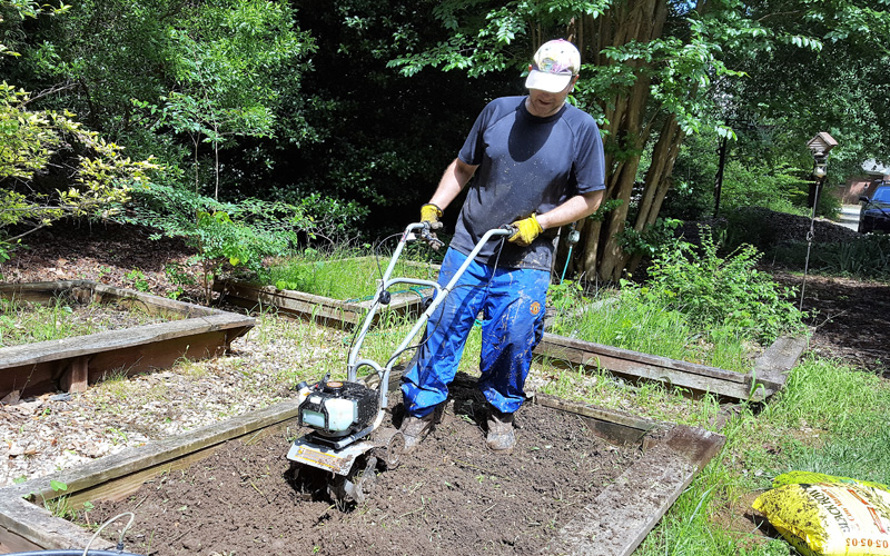 Dirty Hand Tools Mini Cultivator Engine Power