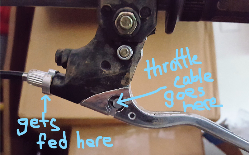 Dirty Hand Tools Mini Cultivator Throttle Handle