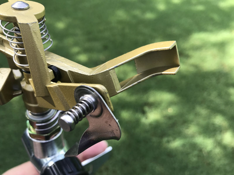 Melnor step spike close up screw