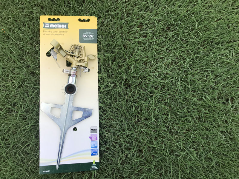 Melnor step spike packaging