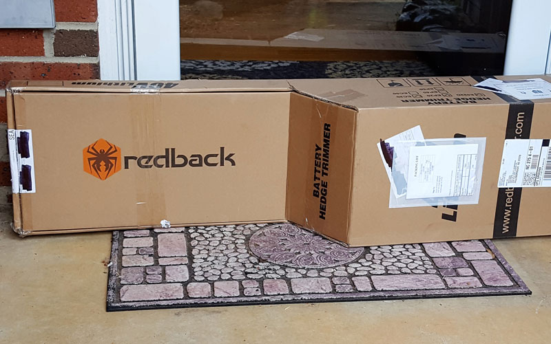 Redback trimmer packaging