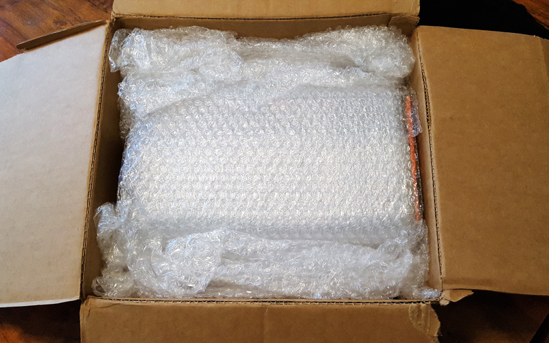 Black & Decker’s cordless pruner bubble wrap