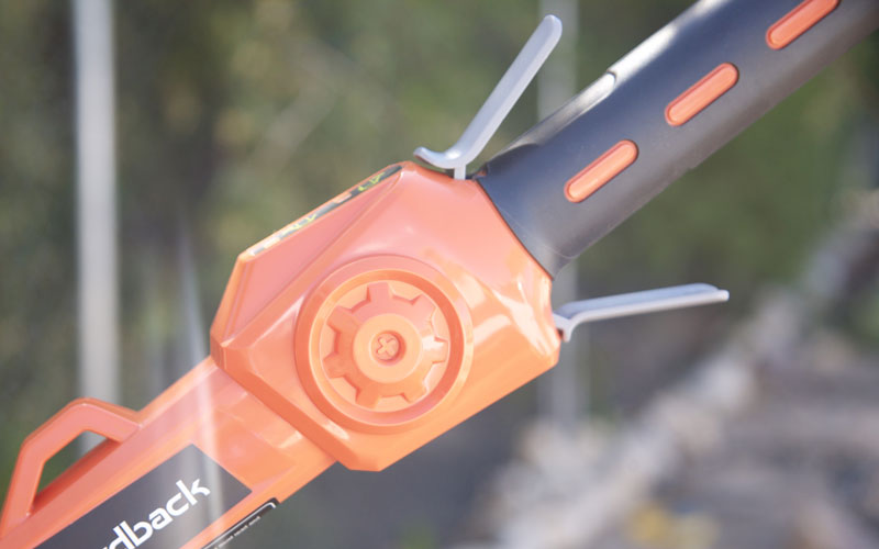 Redback Pole Pruner safety and throttle