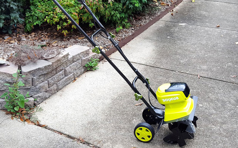 Sun Joe tiller cultivator cute