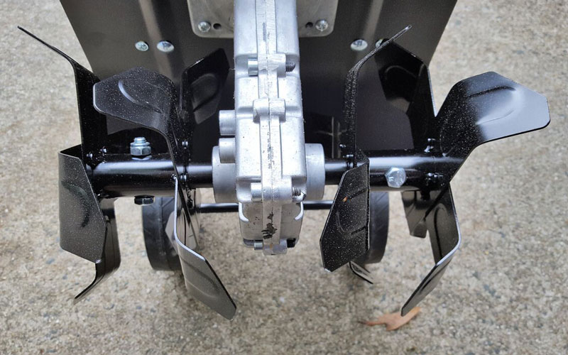 Sun Joe tiller cultivator tines axle