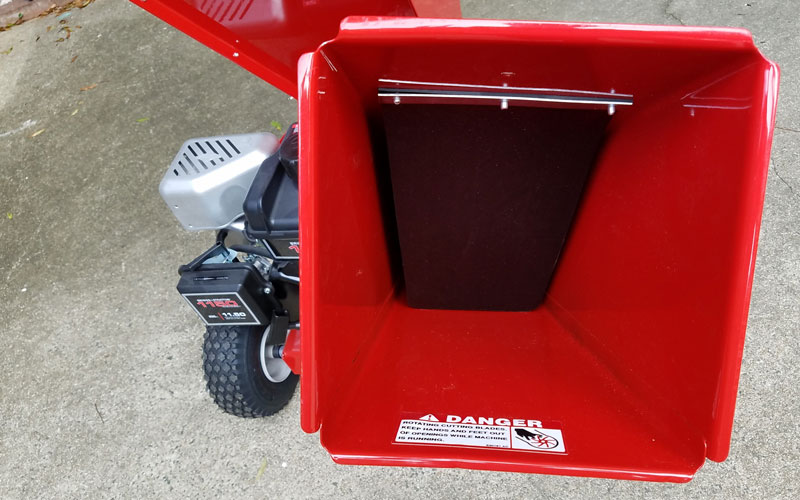 Troy-Bilt Chipper Shredder debris shield