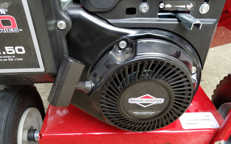 Troy-Bilt Chipper Shredder starting engine