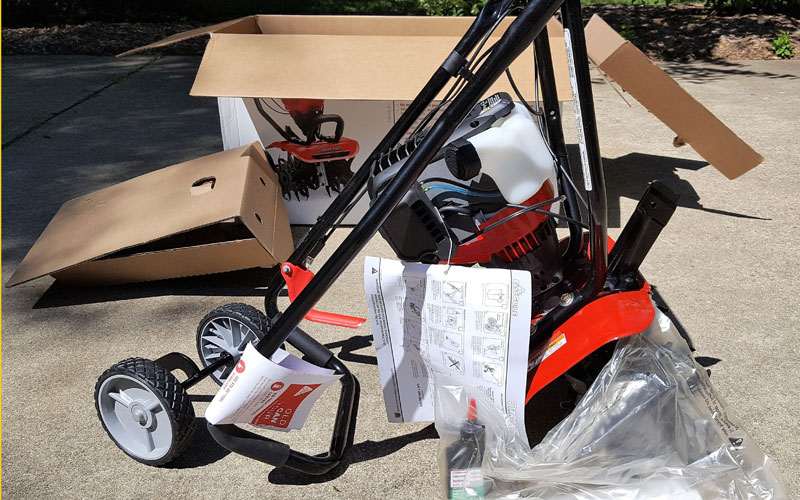 Troy Bilt Cultivator easy assembly
