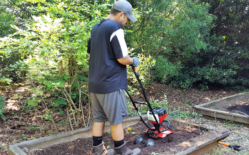 Troy Bilt Cultivator mix in compost