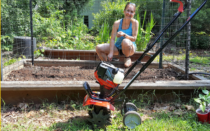 Troy Bilt Gas Cultivator natural habitat