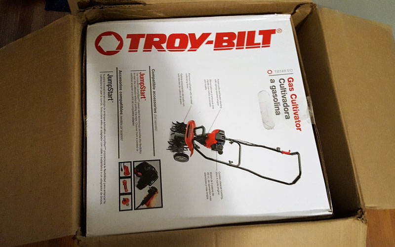 Troy Bilt cultivator Package