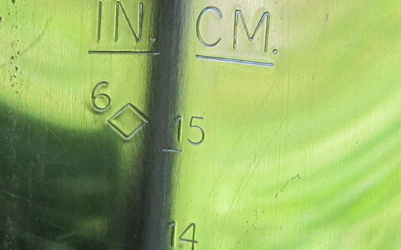 Wilcox Pro Trowel measurements on blade