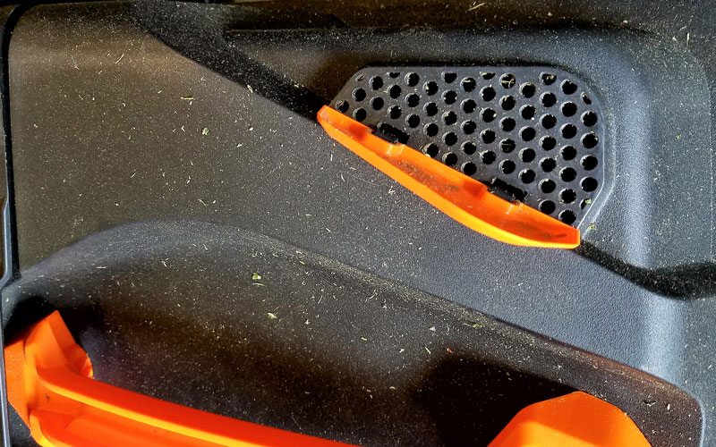 Yard Force 120V Cordless Mower flap notification