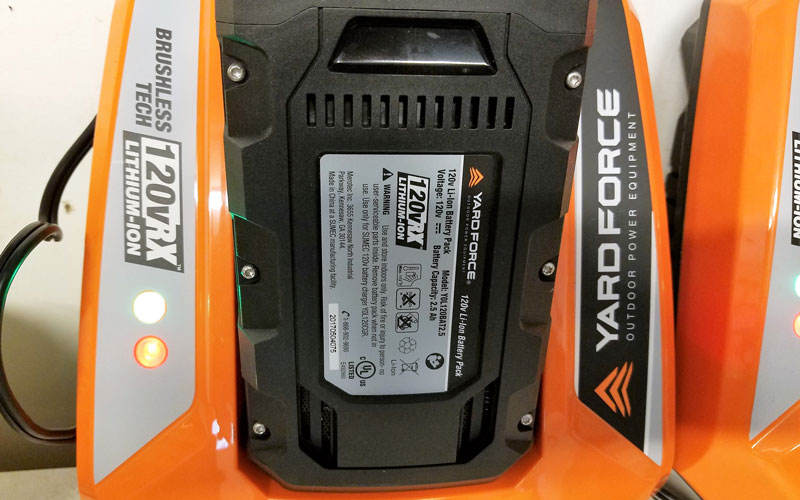 Yard Force 120V Cordless Mower charger