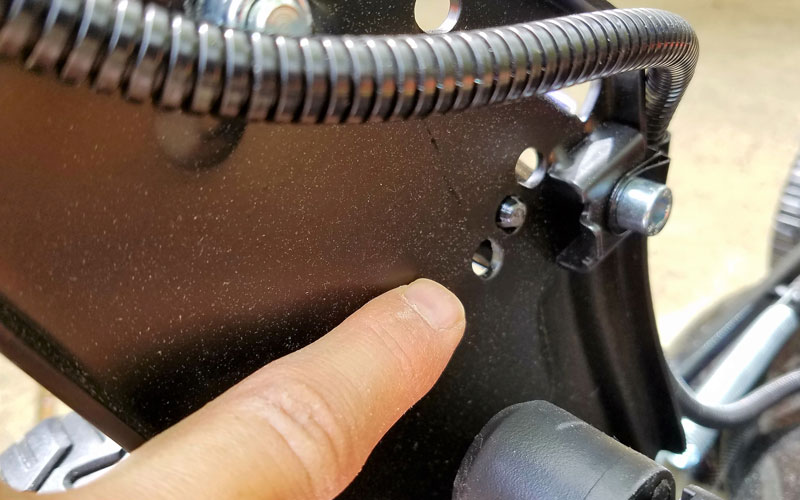 Yard Force 120V Cordless Mower 3 handle positions