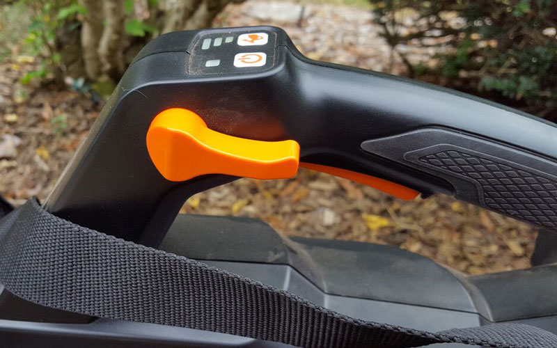Yard Force Blower Speed Cruise Lock and trigger
