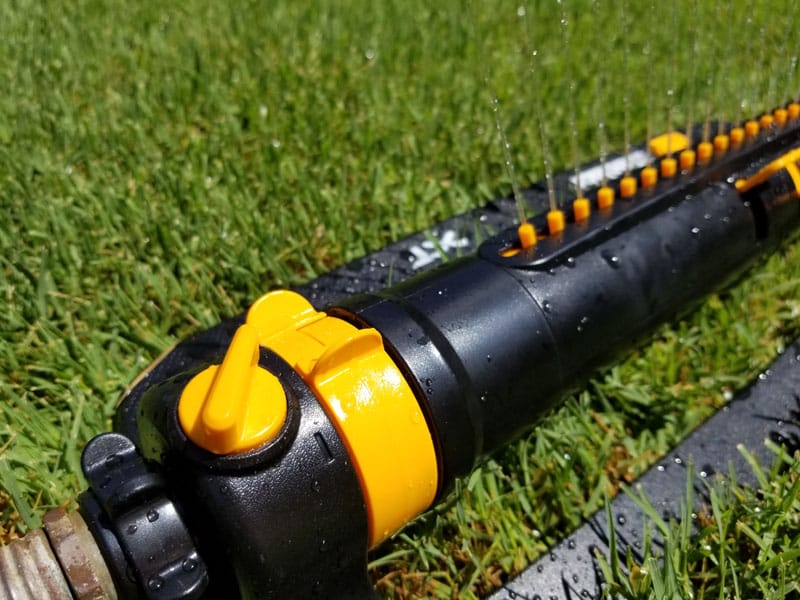 Melnor XT Turbo Oscillating Sprinkler flow control