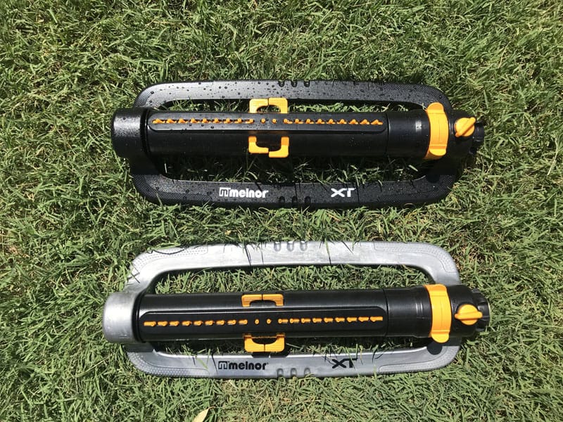 Melnor XT Turbo Oscillating Sprinkler metal and plastic